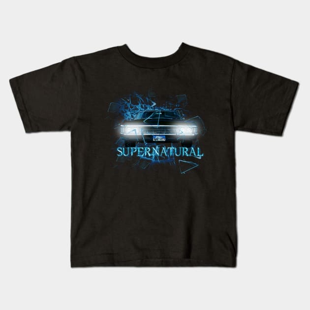 Supernatural Shatter uninverse 02 Kids T-Shirt by Ratherkool